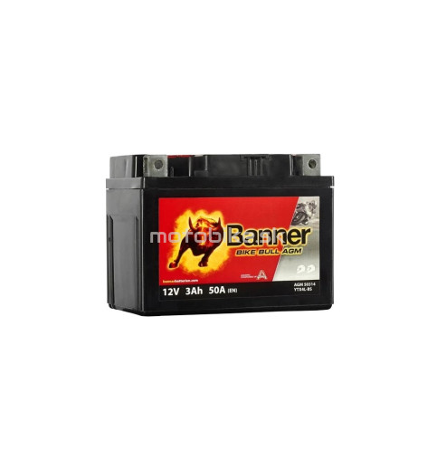 Akumulátor Motobatéria Banner Bike Bull AGM BTX4L-BS - YTX4L-BS 50314
